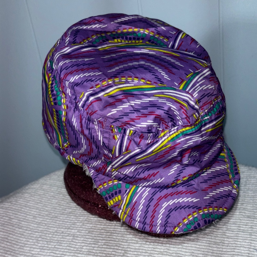Patagonia purple baby winter cap
